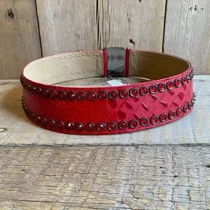 B.B. Simon | Accessories | Nwt Bb Simon Red Croc Swarovski 